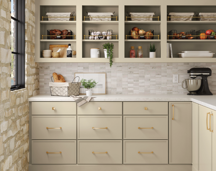 organized pantry in kitchen