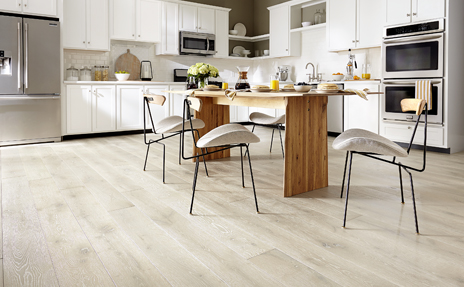 Greyne hardwood flooring in wickham in kitchen