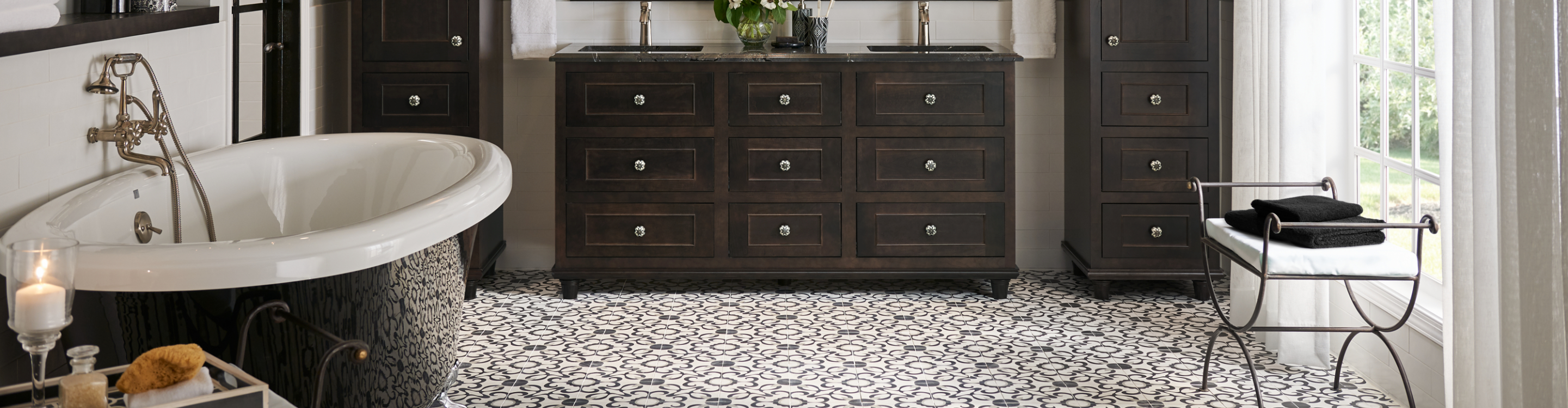 Custom tile installation